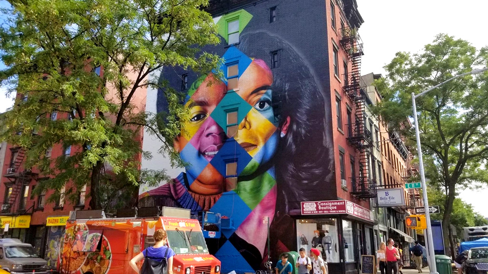 Mural Of Michael In New York