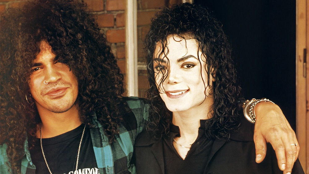 Slash On Working With Michael